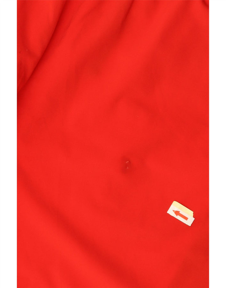 REEBOK Sportsshorts til mænd Large Rød Colourblock Polyester