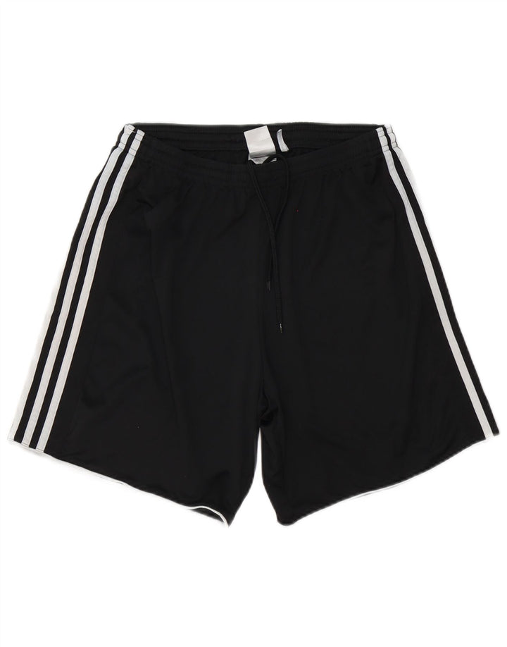 Pantaloncini sportivi Adidas Climacool da uomo grandi in poliestere nero