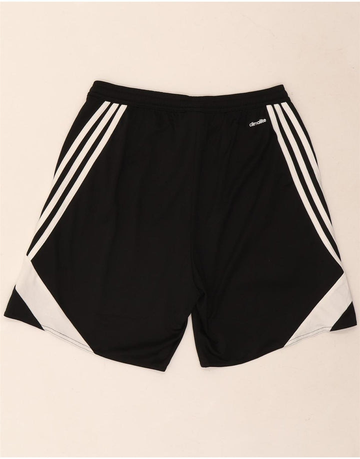 Adidas Mens Climalite Sport Shorts Medium Black Colourblock Polyester