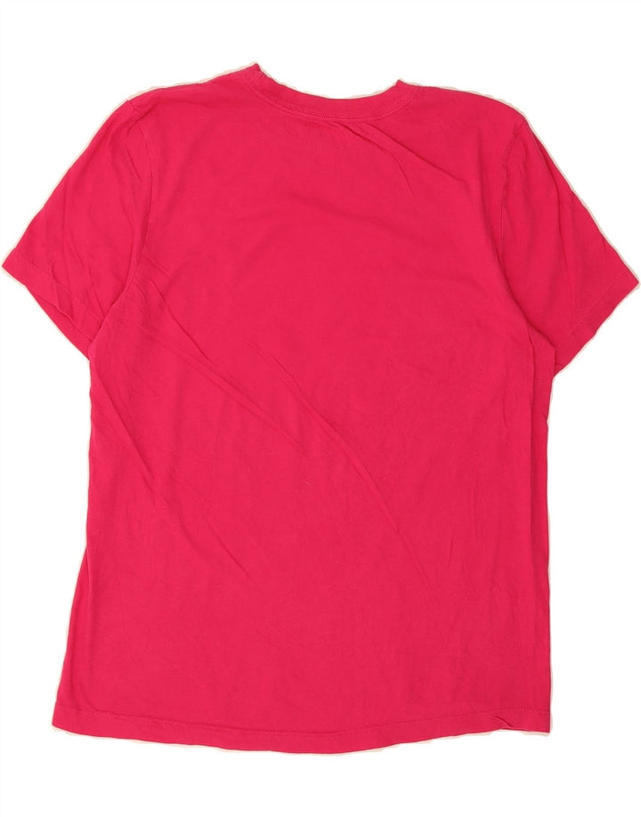NIKE Womens Graphic T-Shirt Top UK 14 Medium Pink Vintage Nike and Second-Hand Nike from Messina Hembry 