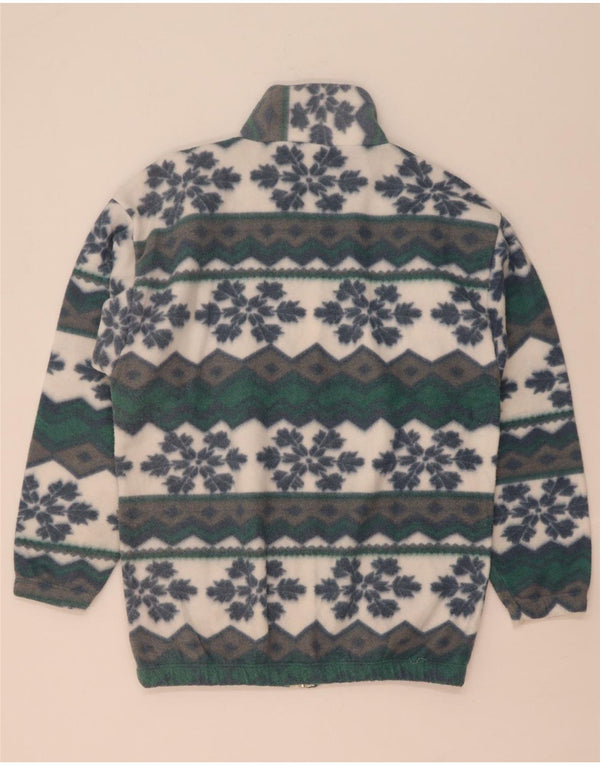 Jachetă vintage pentru bărbați din lână UK 38 Medium Multicolore Fair Isle