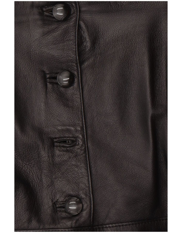 Gonna in pelle da donna Bizzarro IT 46 grande W32 nera