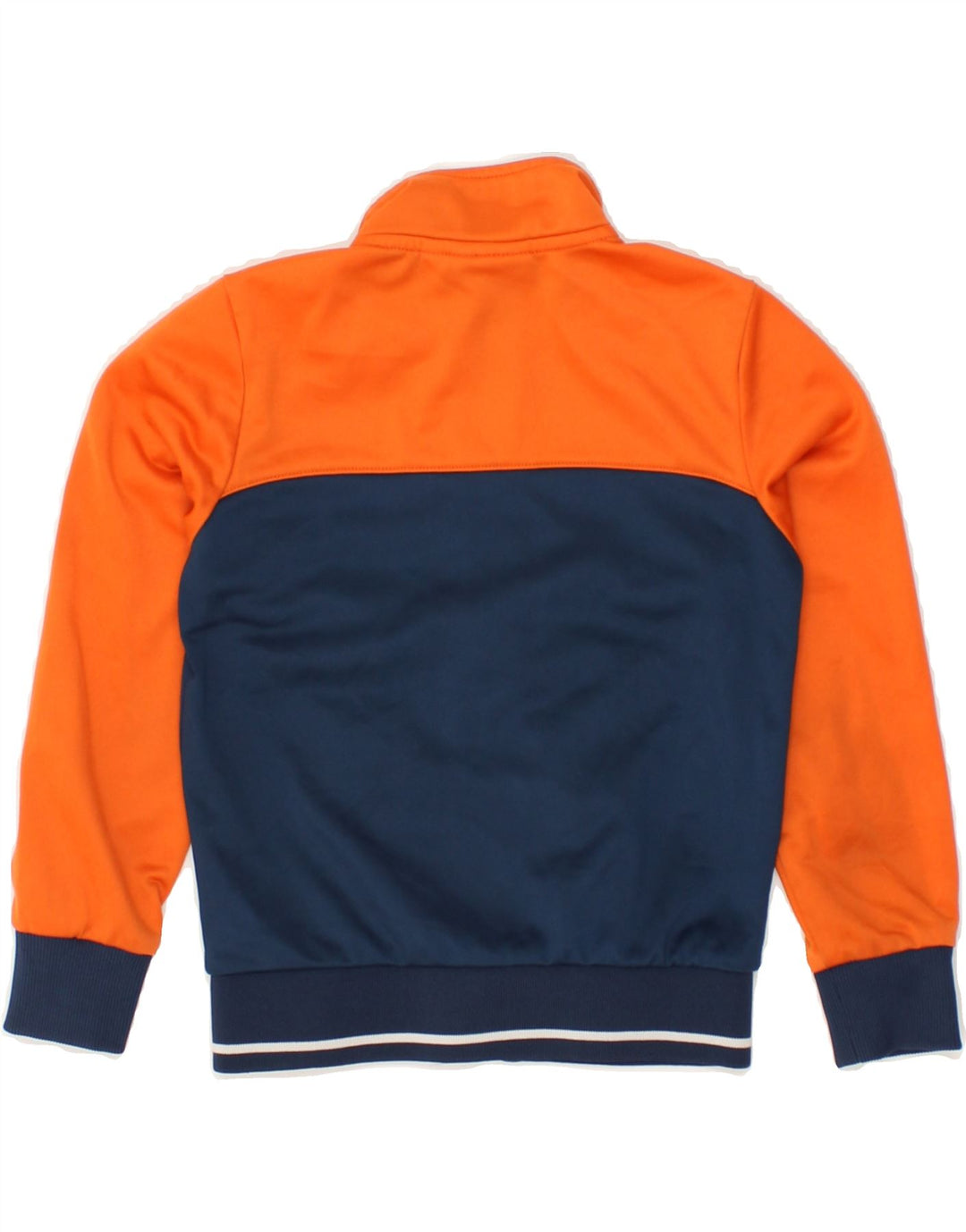 DIADORA Boys Graphic Tracksuit Top Jacket 3-4 Years XS Orange Colourblock | Vintage Diadora | Thrift | Second-Hand Diadora | Used Clothing | Messina Hembry 