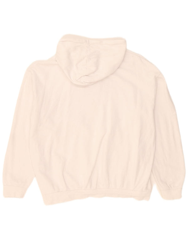 Jack & Jones Mens Hoodie Jumper Large White Cotton