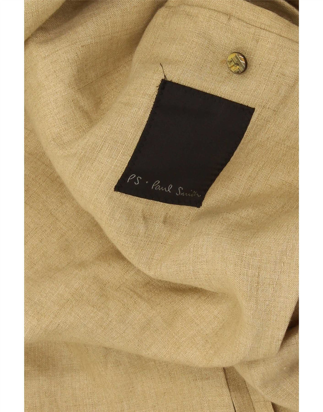 Paul Smith Veste Blazer 3 Boutons Homme UK 44 2XL Lin Beige