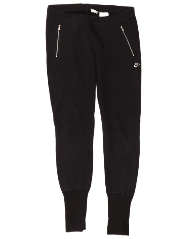 Nike Damen Trainingshose Jogger UK 6 XS Schwarz Baumwolle