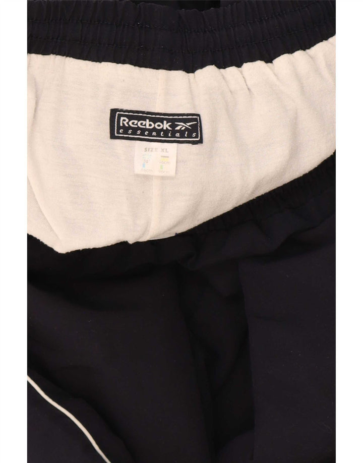 Reebok Pantalon De Survêtement Homme XL Bleu Marine Polyester