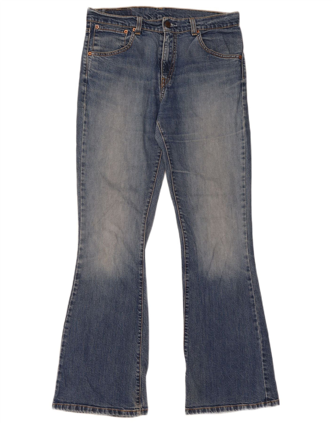 Levi's Womens 525 Bootcut Jeans W32 L32 Blue Cotton