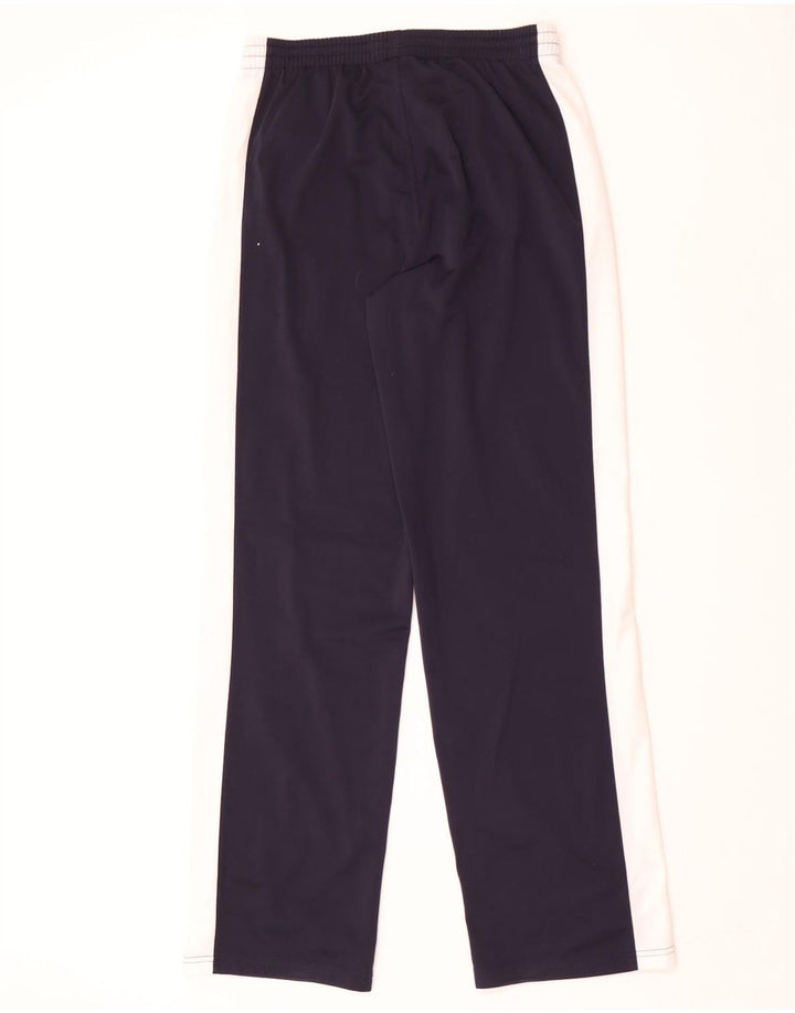 Puma Mens Tracksuit Trousers Medium Navy Blue Colourblock Polyester