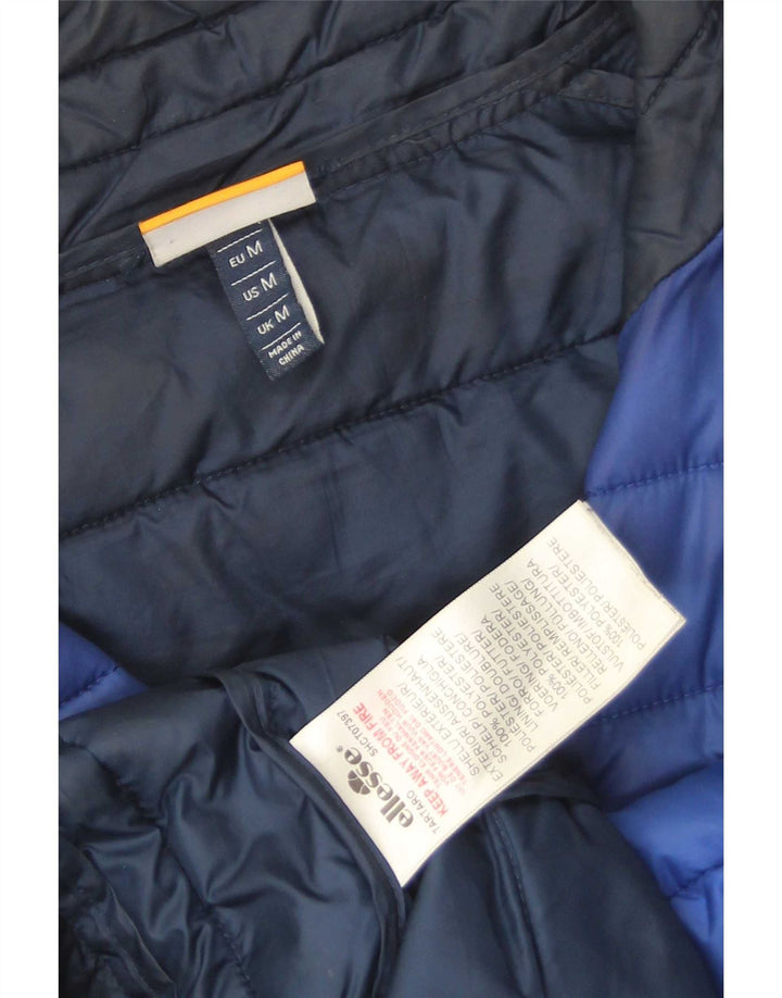 Ellesse Ανδρικό μπουφάν με επένδυση UK 38 Medium Blue Colorblock Πολυεστέρας