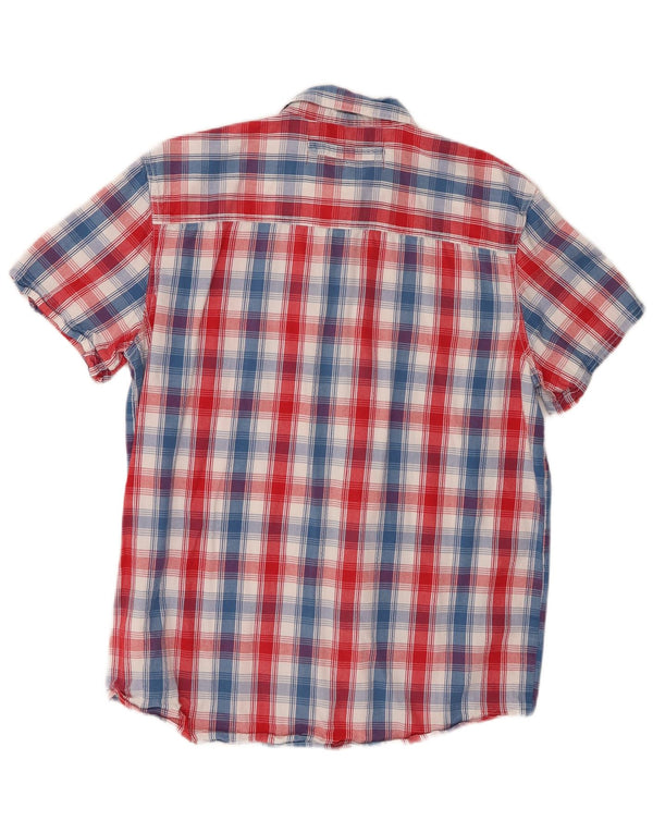 Wrangler Herren-Kurzarmhemd, groß, mehrfarbig, kariert, Baumwolle