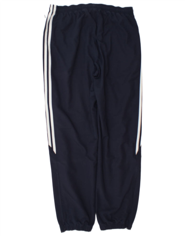 Adidas Mens Tracksuit Trousers Joggers Medium  Navy Blue Polyester