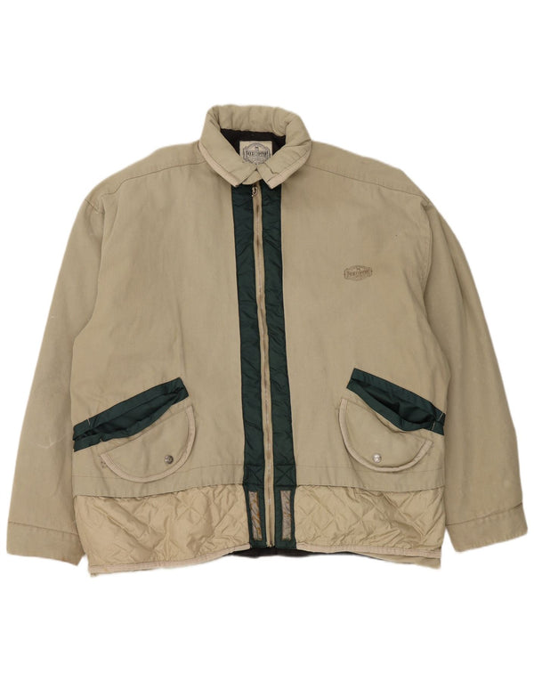 Vintage muška bomber jakna UK 42 XL bež boja