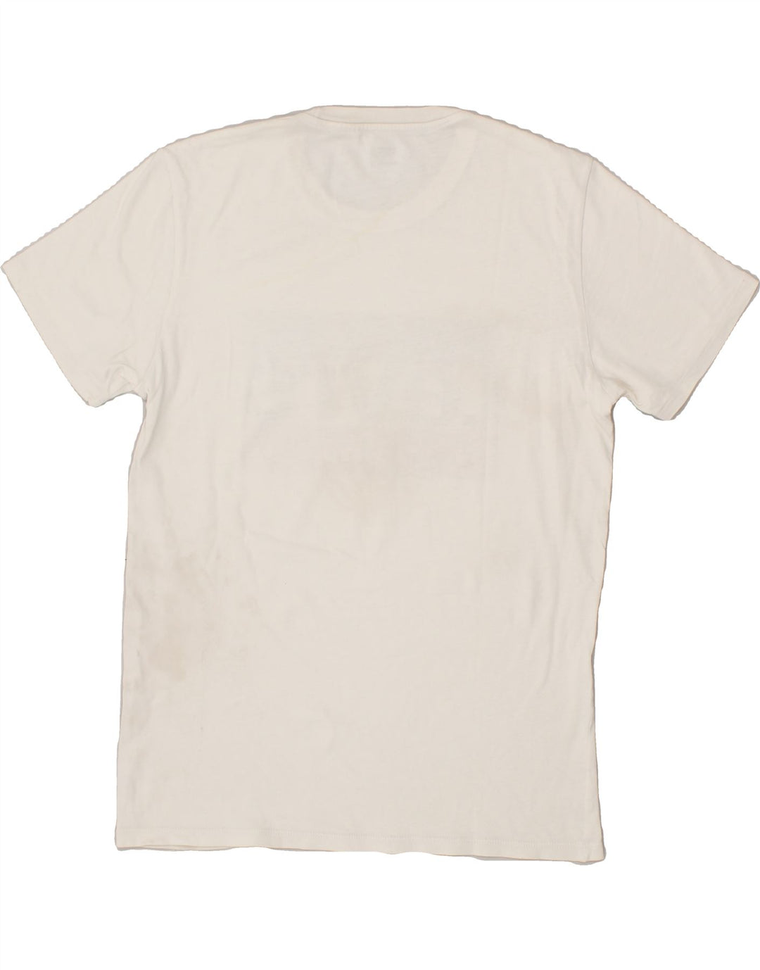 LEVI'S Mens Graphic T-Shirt Top Small Off White Cotton Vintage Levi's and Second-Hand Levi's from Messina Hembry 