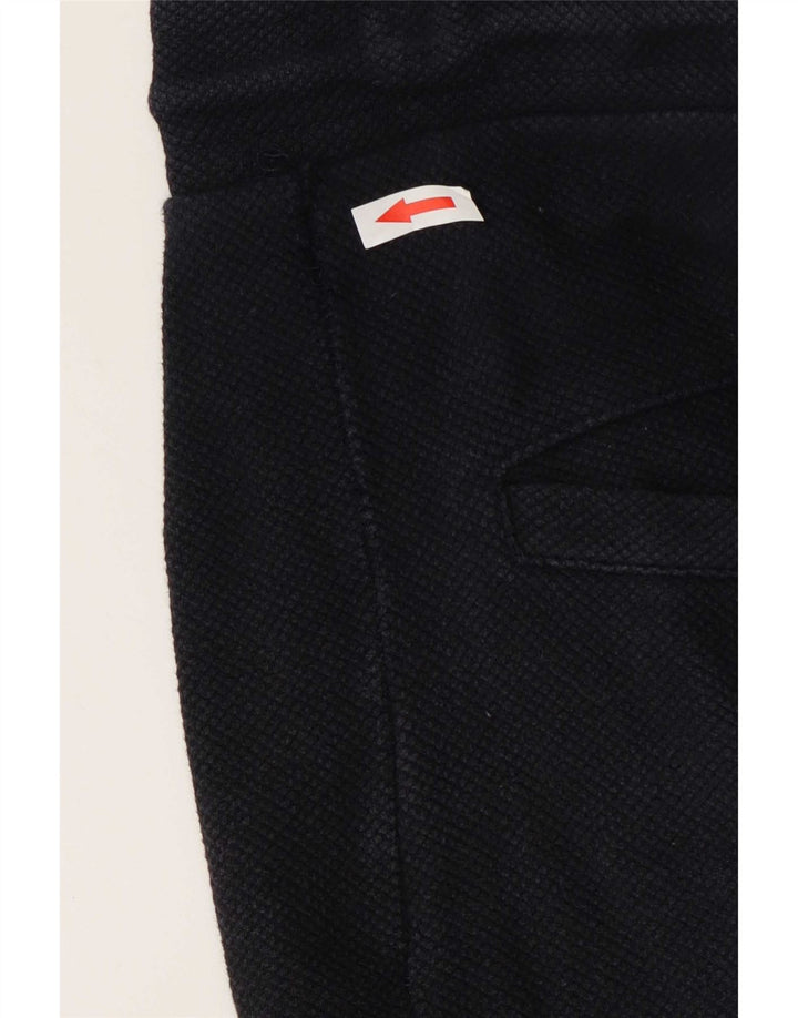 Zara Mens Sport Shorts Medium Navy Blue Cotton