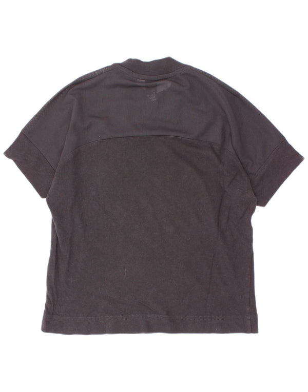 Tricou Adidas Crop Graphic Top UK 4/6 XS Negru