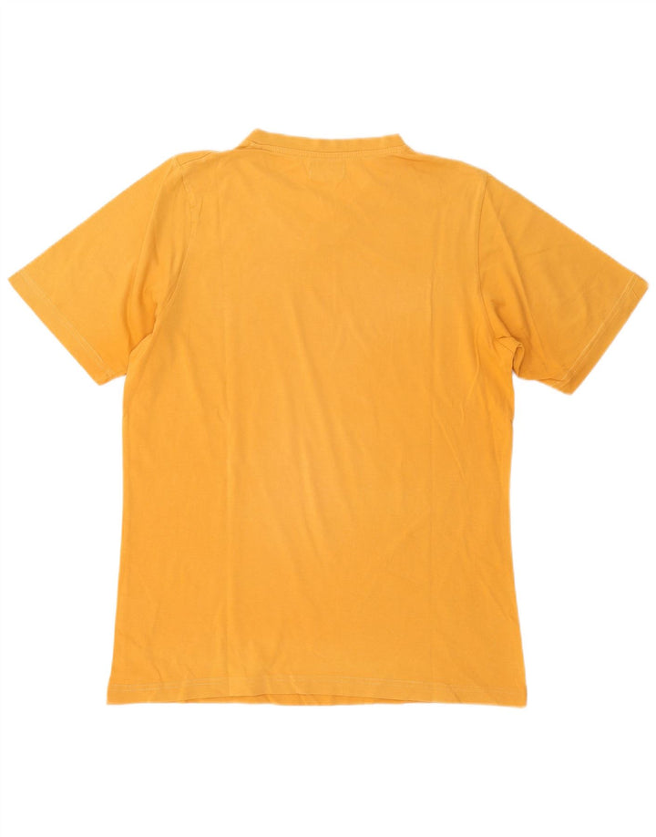 Kappa T-Shirt Homme Jaune Moyen Coton