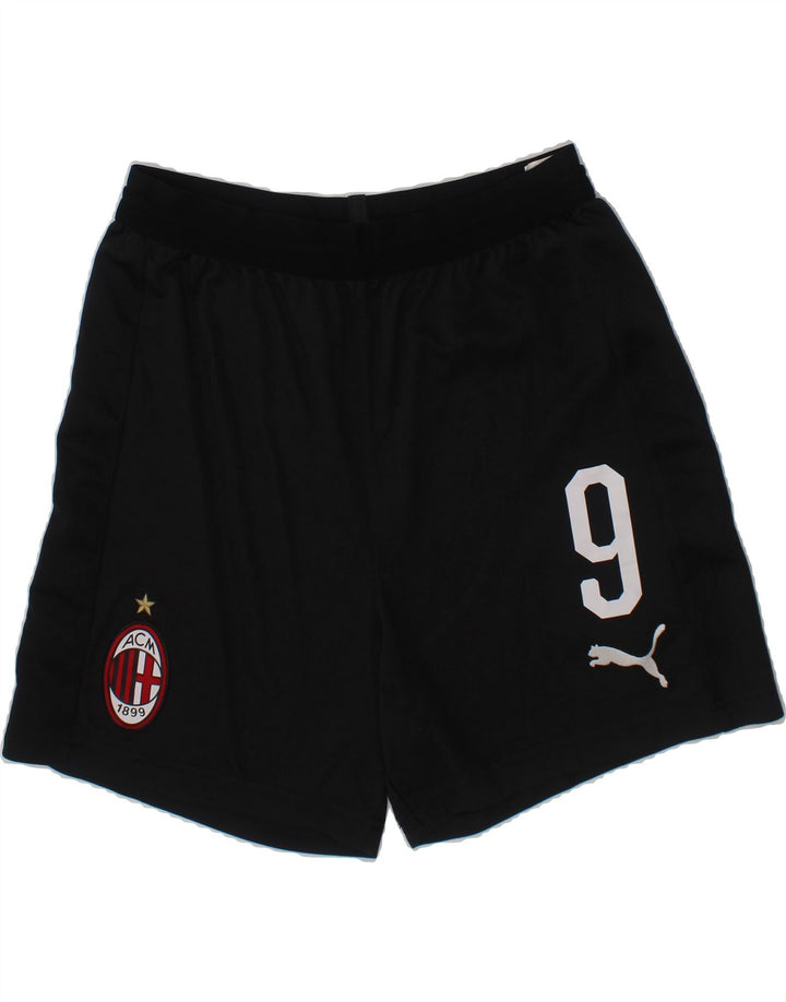 PUMA Boys Graphic Sport Shorts 13-14 Years Black Polyester Vintage Puma and Second-Hand Puma from Messina Hembry 
