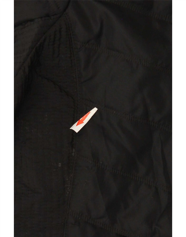 Marks & Spencer Womens Hooded Padded Coat UK 22 3XL Black Polyester