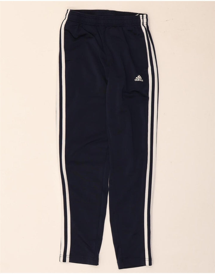 Adidas Boys Tracksuit Trousers 11-12 Years  Navy Blue Polyester