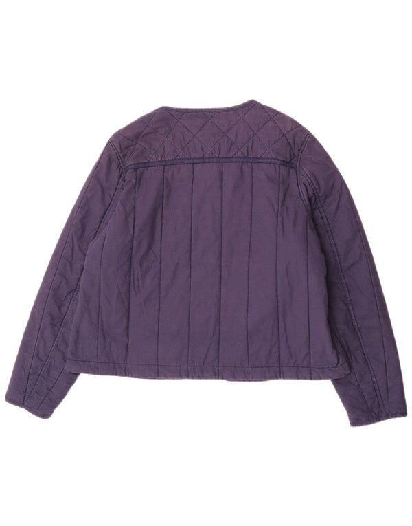 Damska pikowana kurtka Fat Face UK 18 XL, granatowa, bawełniana