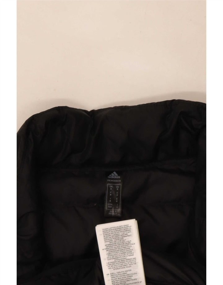 Adidas Mens Padded Gilet UK 38 Medium Black Polyester