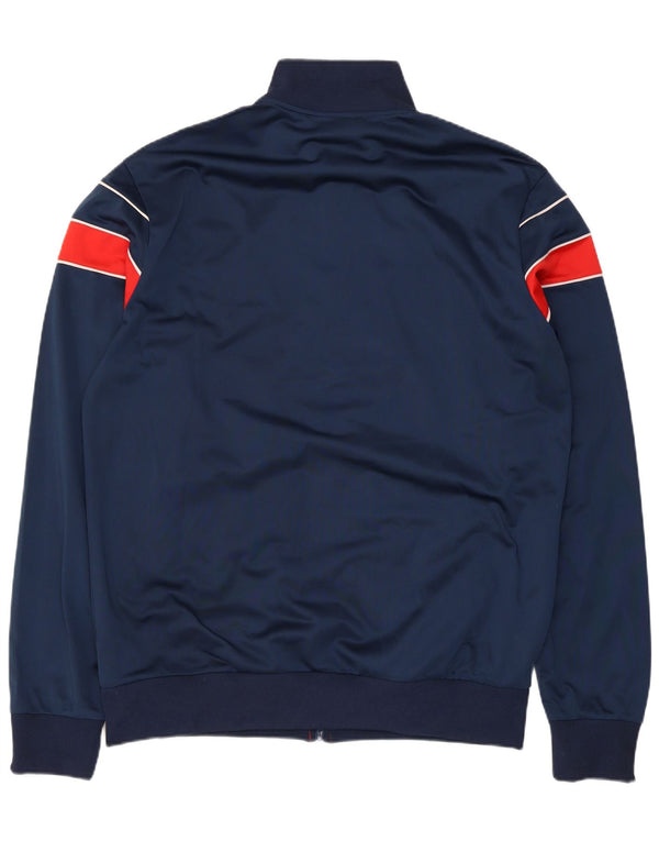 Diadora Veste de survêtement pour homme 3XL Bleu marine Colorblock Polyester
