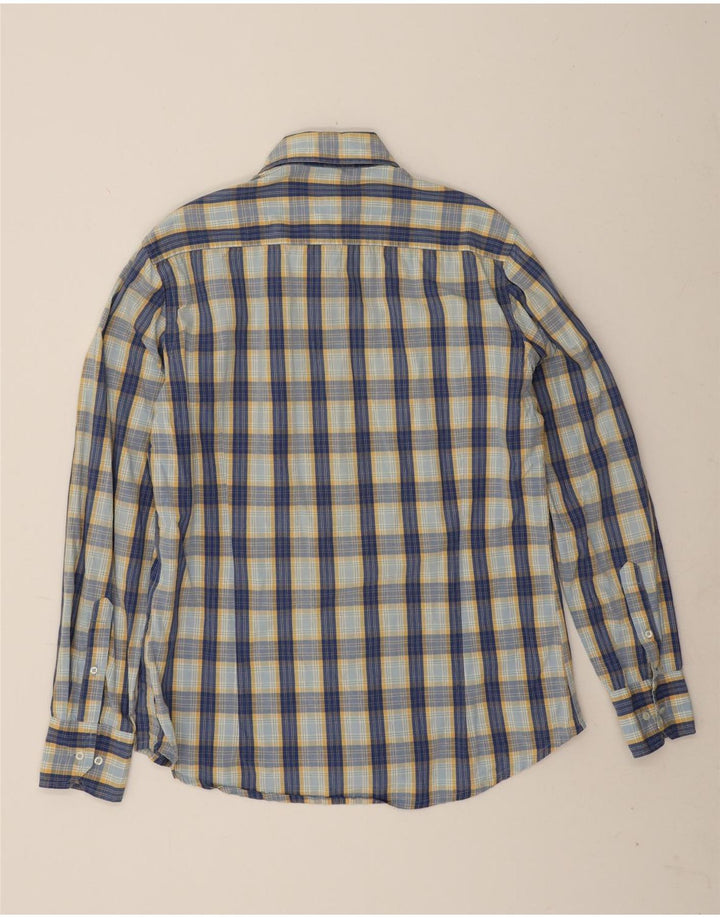 Kappa Herrenhemd XL, blau kariert, Baumwolle