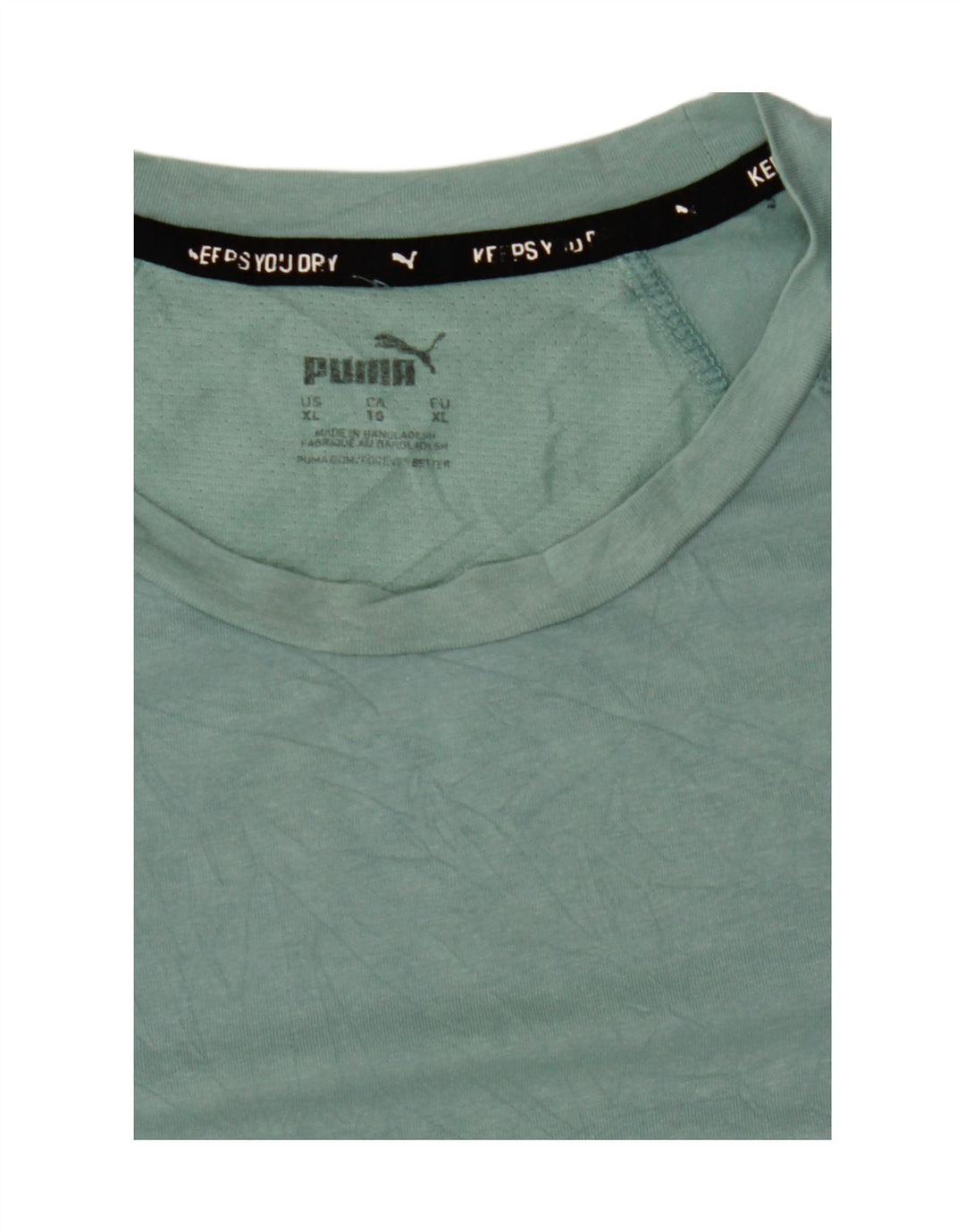 PUMA Mens T-Shirt Top XL Green Vintage Puma and Second-Hand Puma from Messina Hembry 
