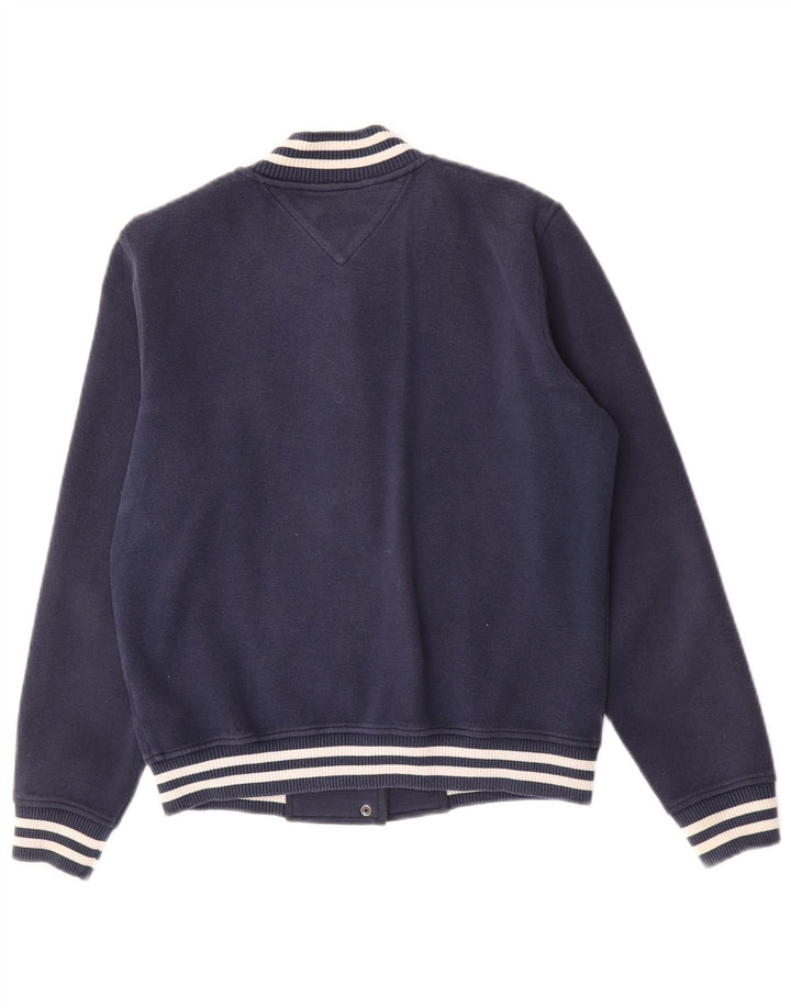 Giacca college oversize da donna Tommy Hilfiger UK 10 Small Blu Navy
