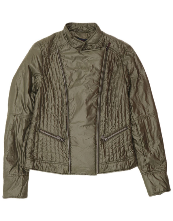 Giacca Biker Donna Trussardi IT 42 Verde Medio Poliestere