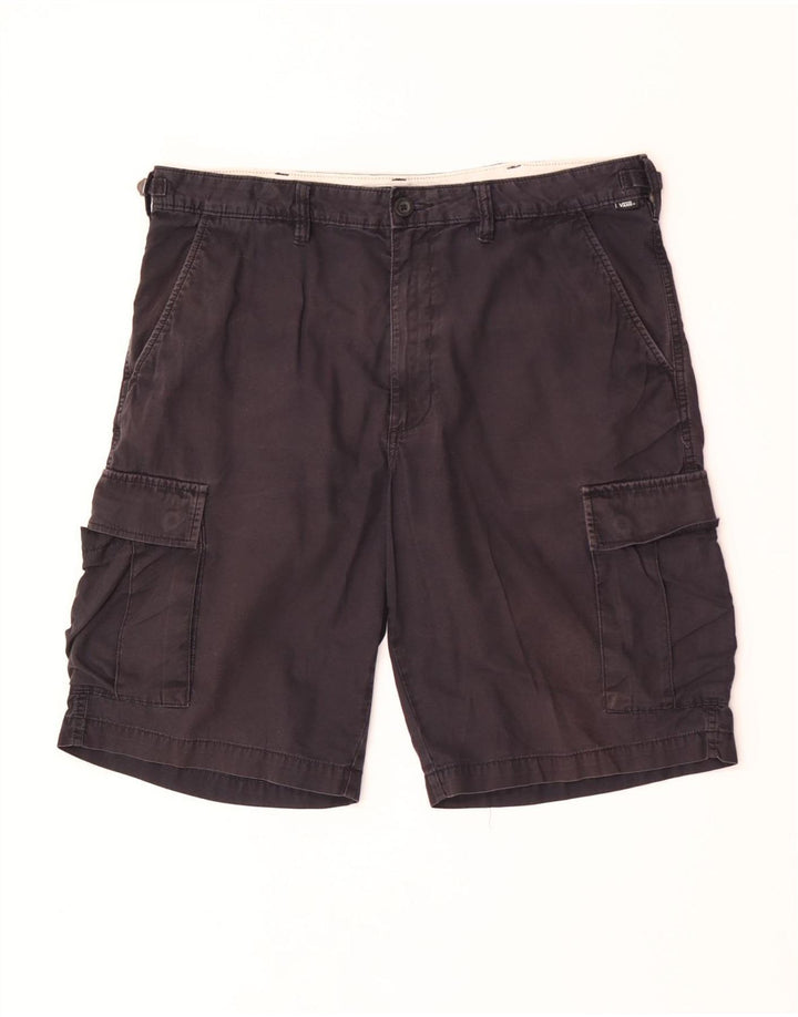 Vans Mens Cargo Shorts W34 Large Navy Blue