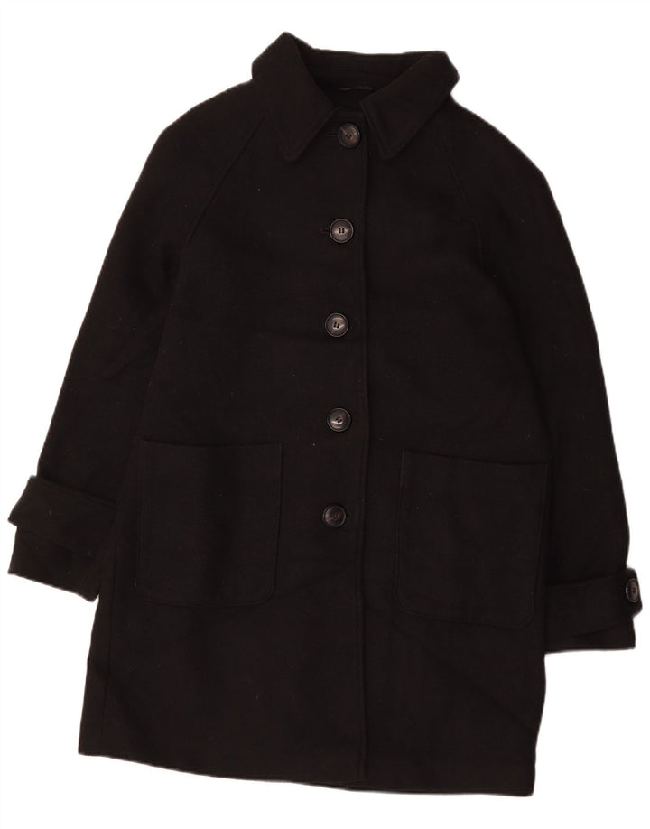 Marks & Spencer Abrigo para mujer UK 44 Grande Poliéster negro