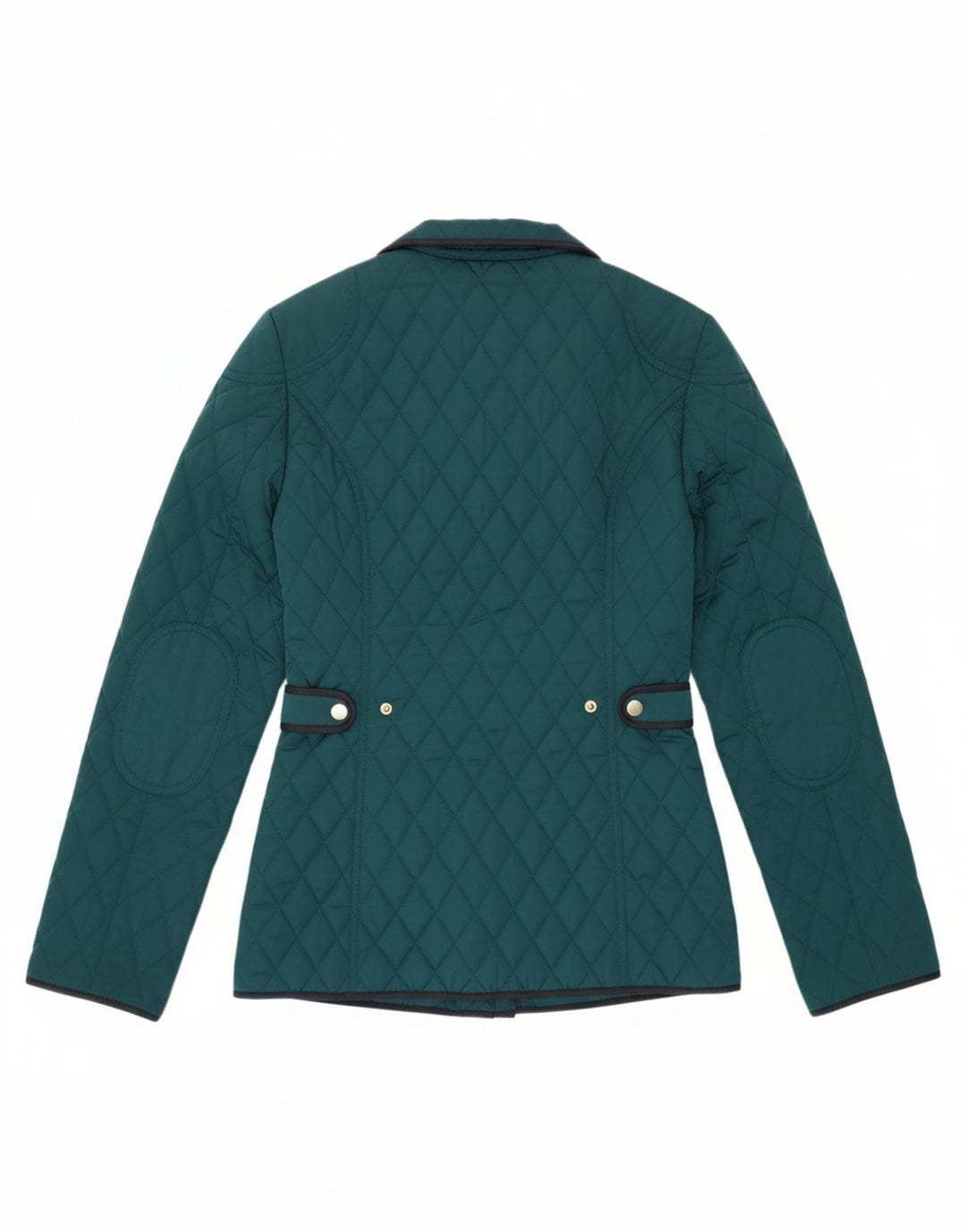 LAURA ASHLEY Womens Quilted Jacket UK 8 Small  Turquoise Polyester