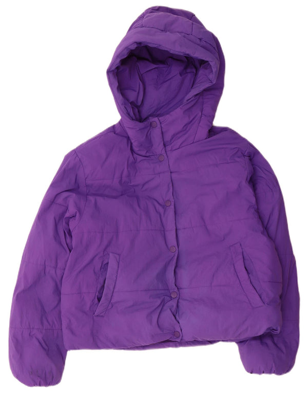 Veste matelassée à capuche fille Zara 13-14 ans Violet Polyester