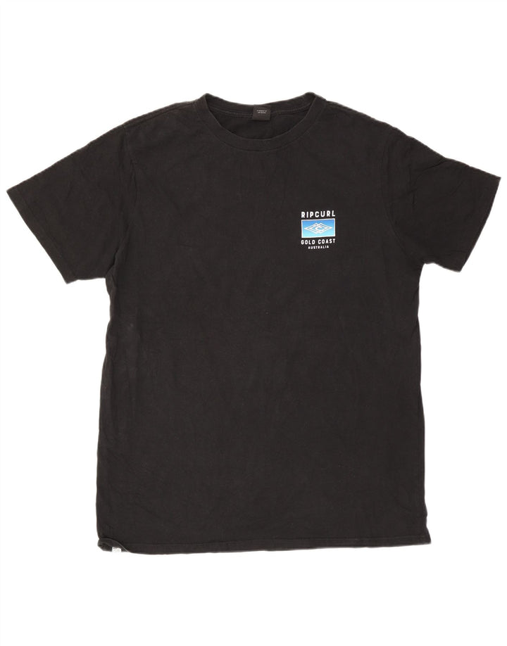 Rip Curl Mens Relaxed Fit T-Shirt Top Large Black