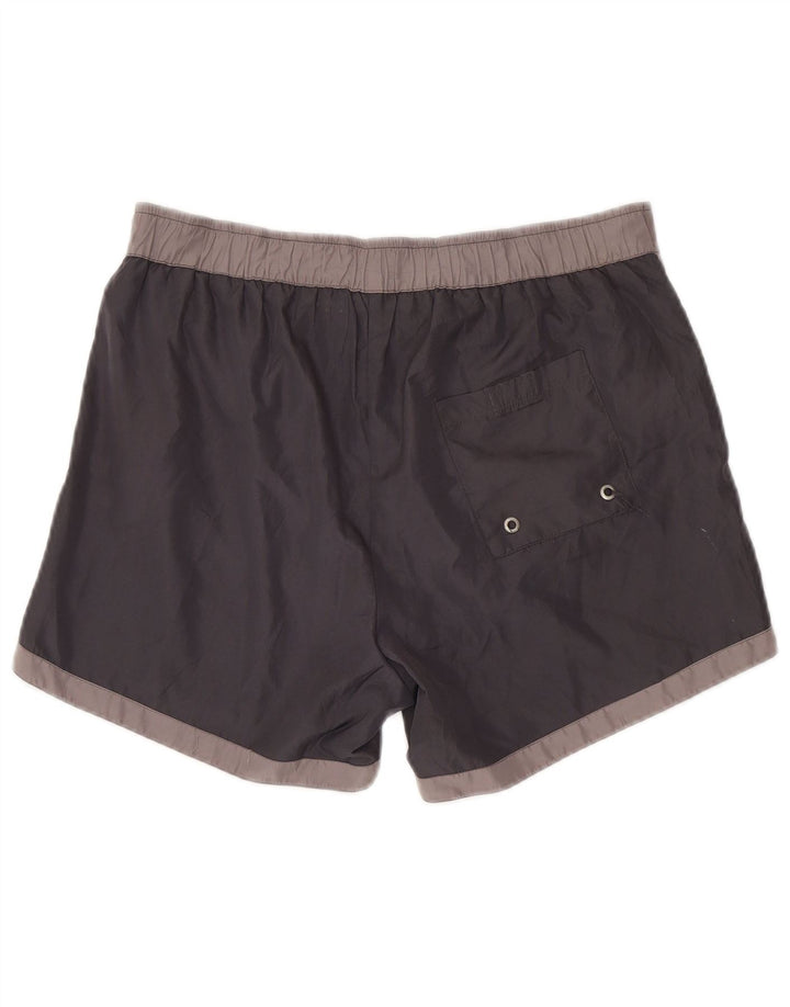 FILA Mens Swimming Shorts Small  Black Colourblock Polyester