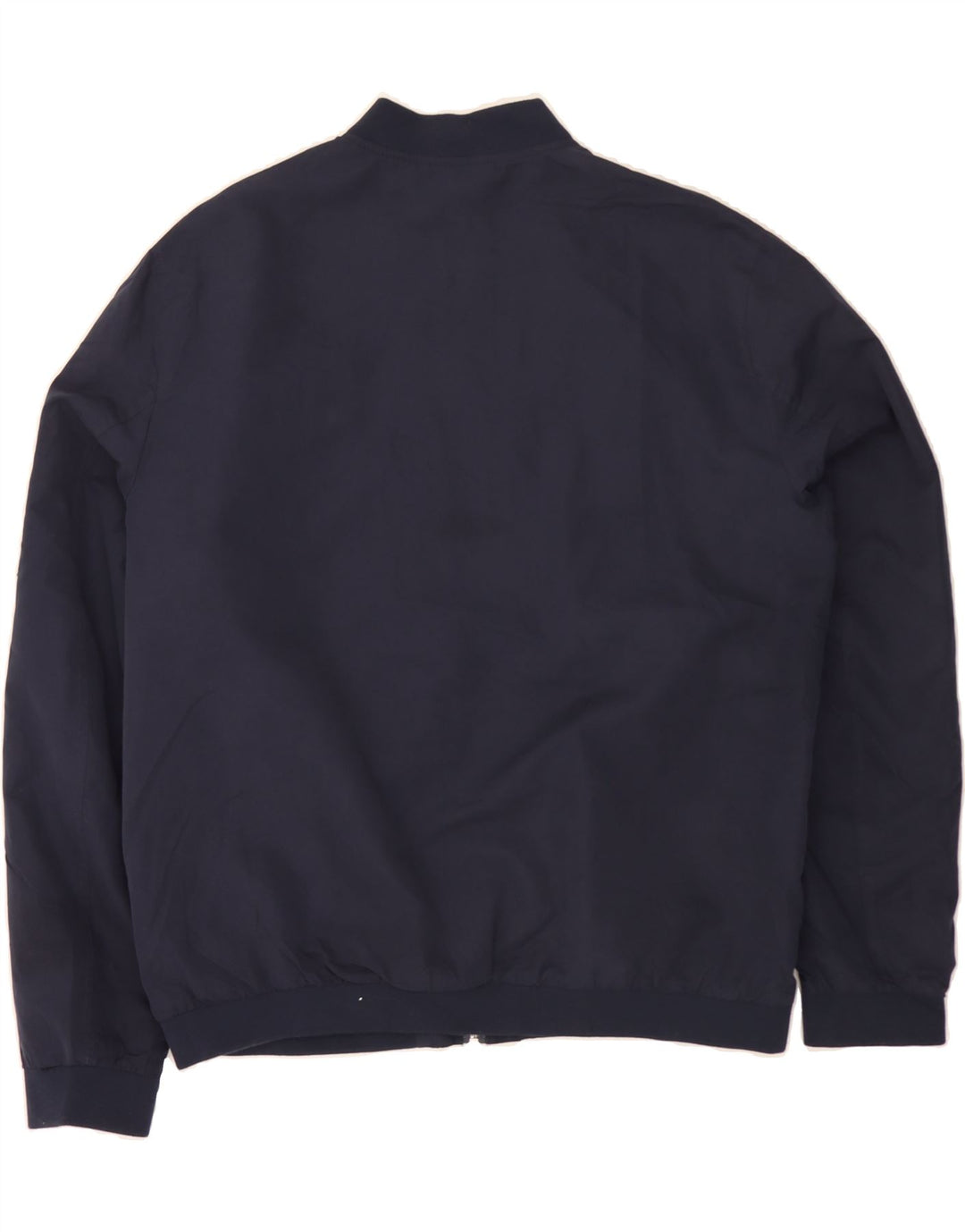 JACK & JONES Mens Bomber Jacket UK 42 XL Navy Blue Polyester Vintage Jack & Jones and Second-Hand Jack & Jones from Messina Hembry 