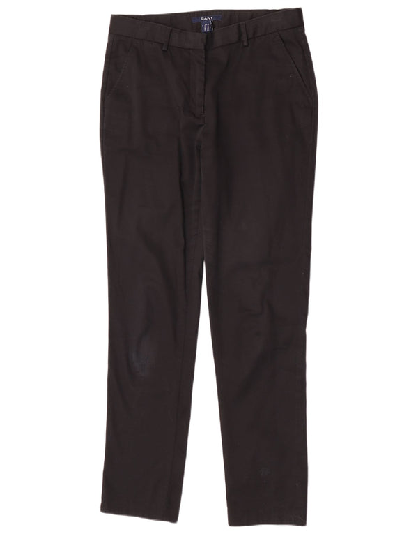 Gant Dame Slim Chino Bukser UK 10 Small W28 L30 Sort Bomuld