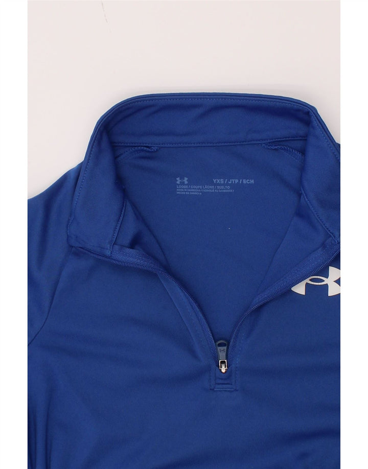 Under Armour Gornja majica s izrezom i trenirkom za dječake 6-7 godina XS plava