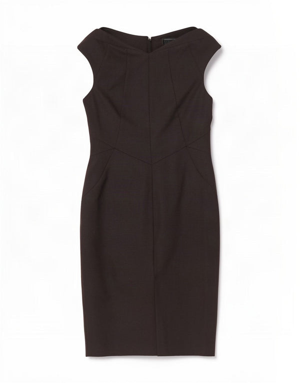 Next Ärmelloses Etuikleid für Damen, UK 10, Größe S, Schwarz, Polyester