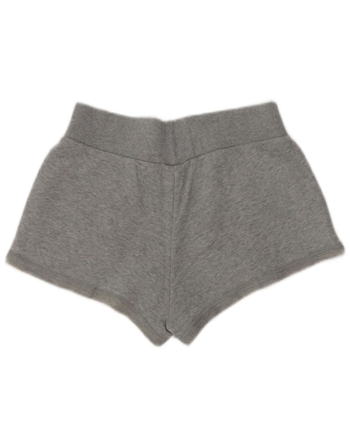 PUMA Womens Sport Shorts UK 12 Medium Grey Flecked