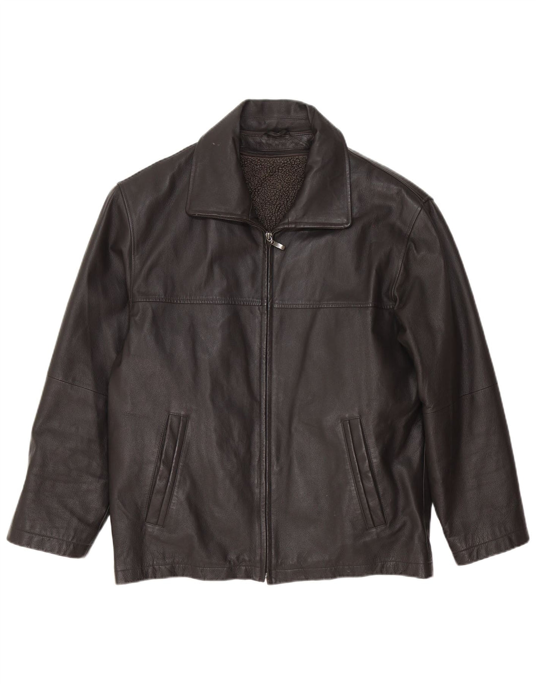 Geacă de piele pentru bărbați Canda IT 48 Medium Black