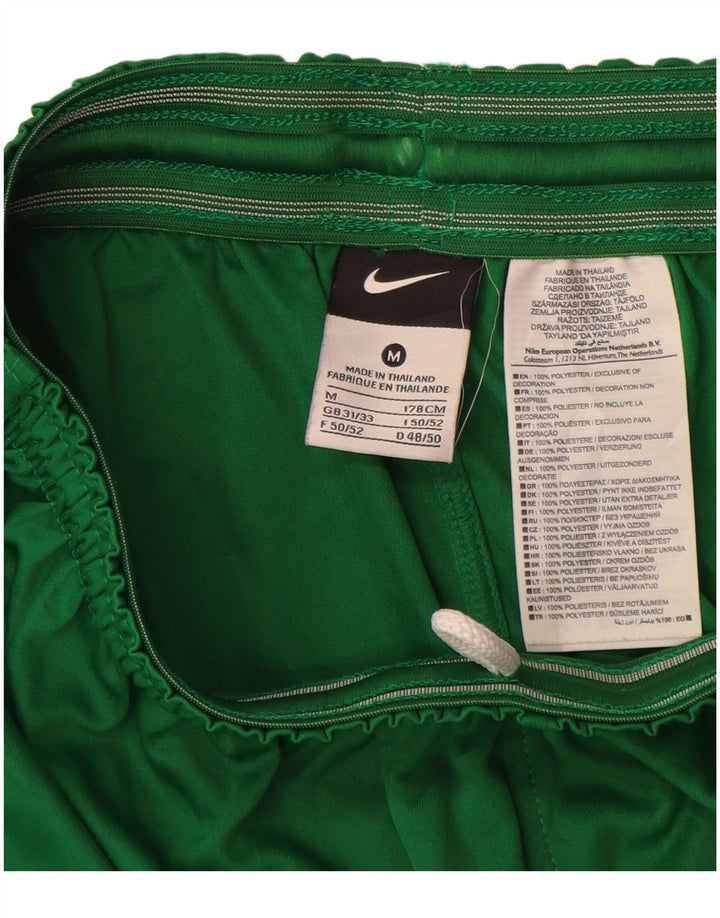 Pantaloncini sportivi grafici Nike da uomo in poliestere verde medio