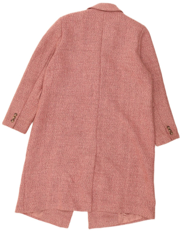 Marks & Spencer Zweireihiger Damenmantel UK 16 Large Pink Polyester