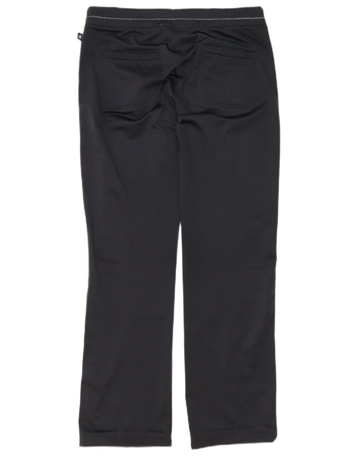 Champion Womens Tracksuit Trousers UK 14 Large Black Polyester