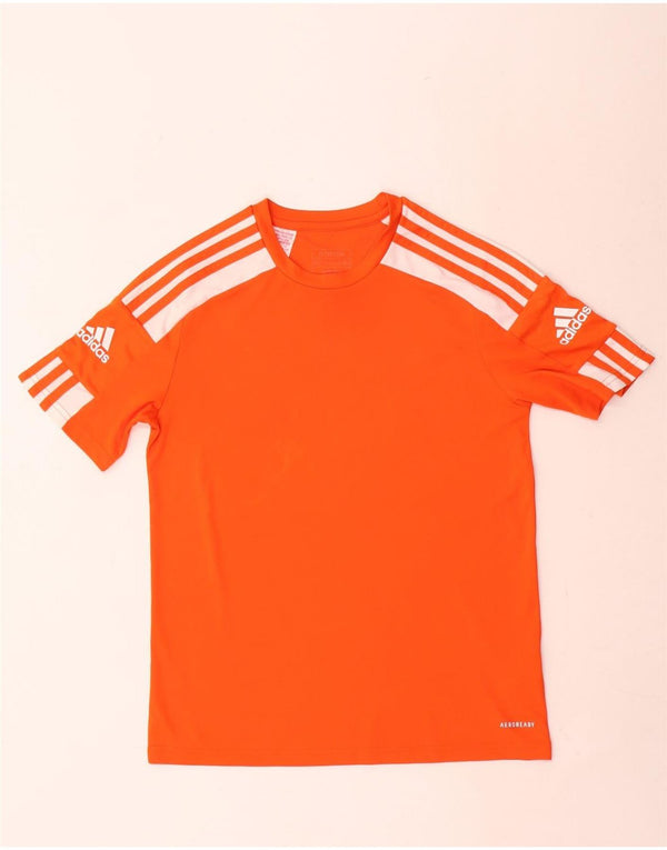 Maglietta Adidas Aeroready Graphic da bambino 13-14 anni in poliestere arancione