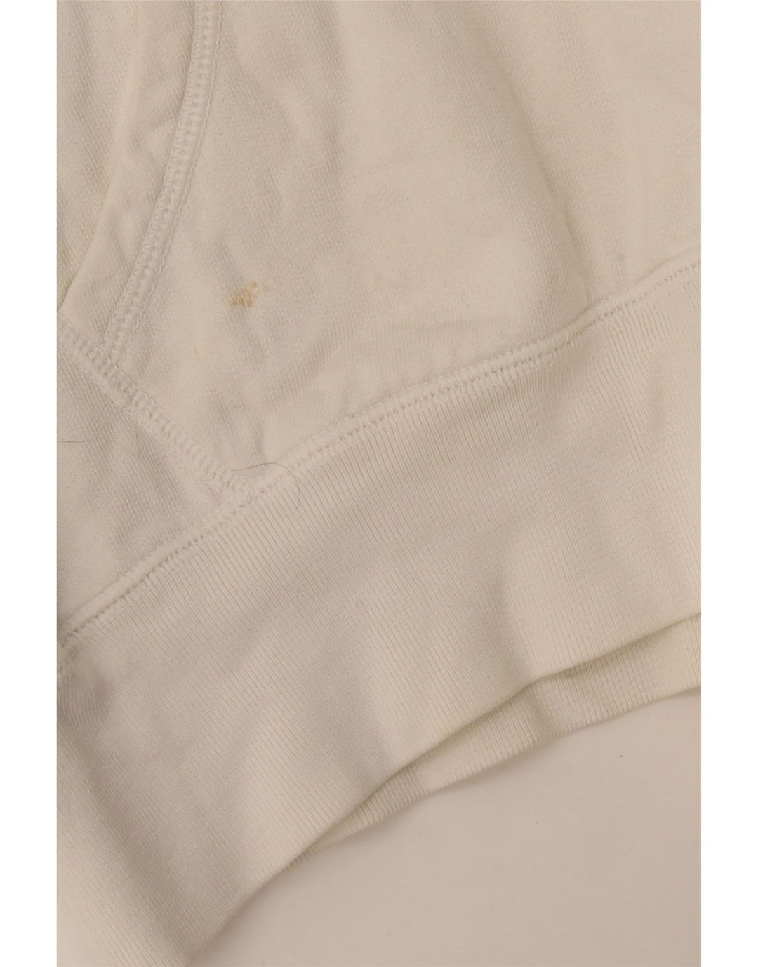 CONVERSE Mens Graphic Hoodie Jumper Medium White Cotton