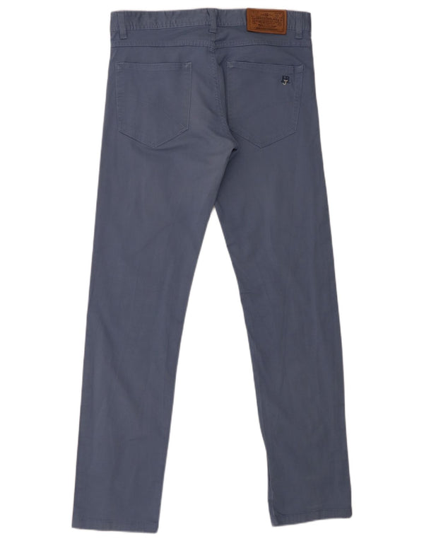Harmont & Blaine Dame Slim Casual Bukser W32 L31 Blå Bomuld