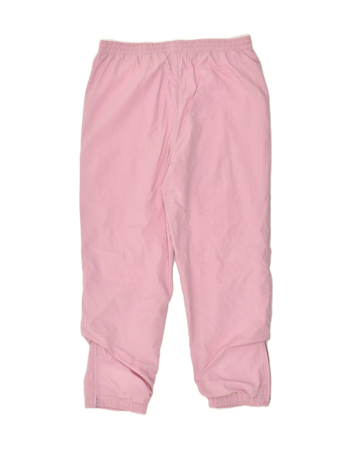 VINTAGE Womens Tracksuit Trousers Joggers W32 Large Pink Cotton | Vintage Vintage | Thrift | Second-Hand Vintage | Used Clothing | Messina Hembry 